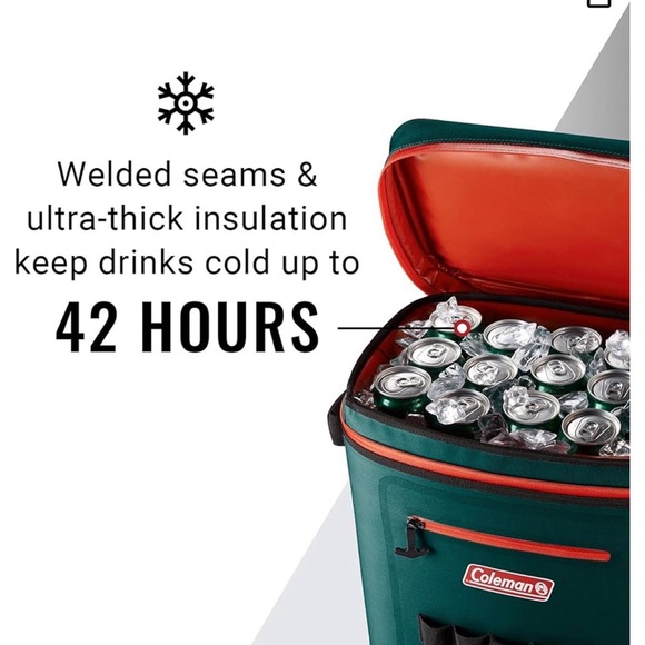 NWT Coleman 42 Can High-Performance Soft Wheeled Cooler - Picture 9 of 11
